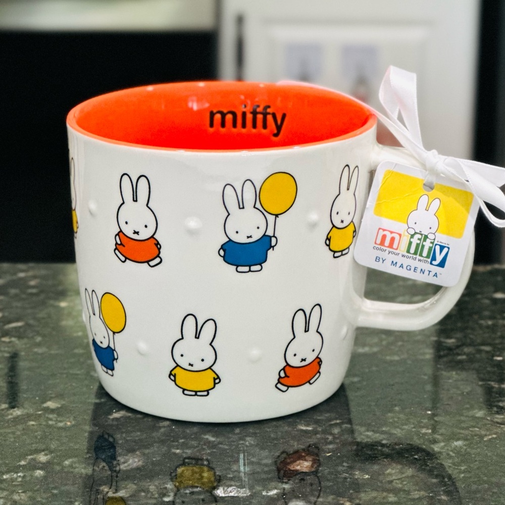 Miffy by Magenta Cute Bunny Ceramic Tea Cup / Coffee Mug 20 oz.
